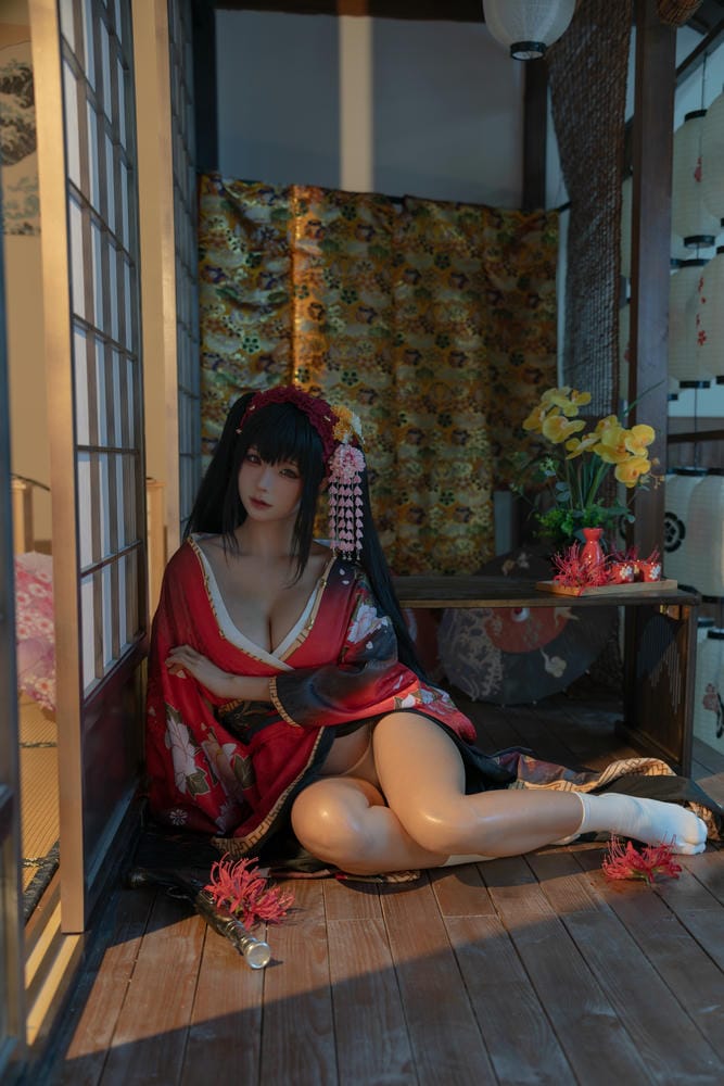 蠢沫沫 狂三和服cos [261P9V-2.40GB]-狂三 正片 [147P-1.25GB]